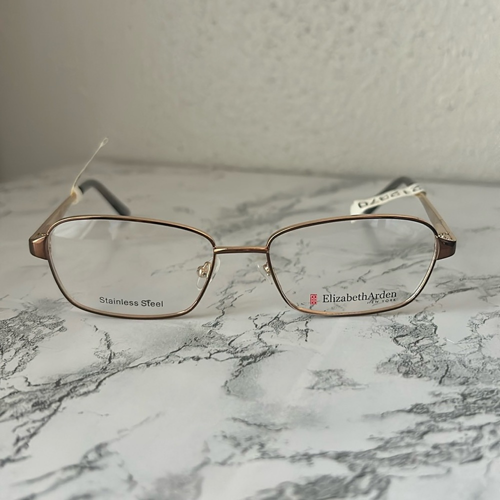 Elizabeth Arden Stainless Steel Copper woman’s eyeglasses frames